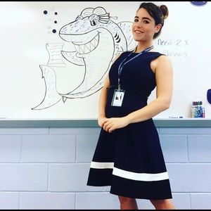 Calvin Klein Navy Blue Dress